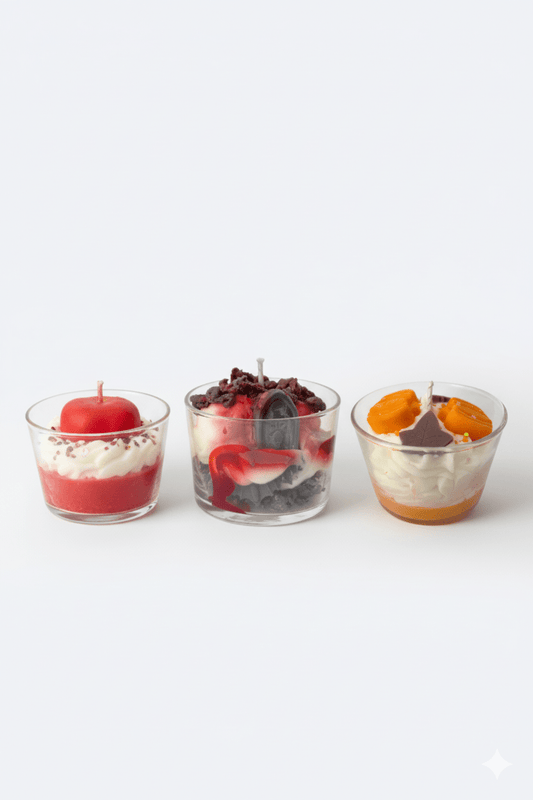 Pack Velas Artesanales ZAEVA – Miércoles, Dulce Hogar y Manzana Encantada - ZAEVA