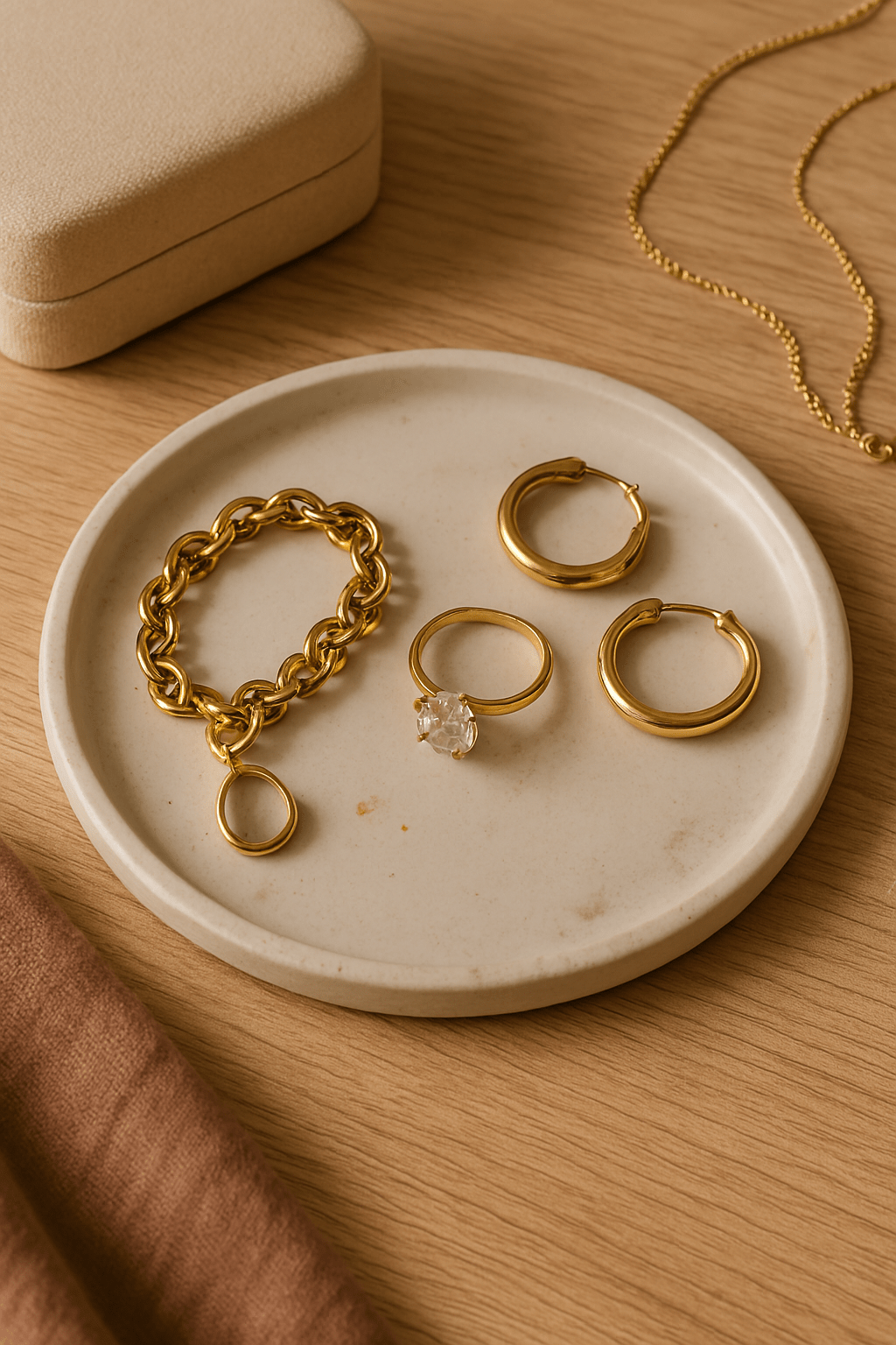 Plato Decorativo Quartz Pink Gold - ZAEVA