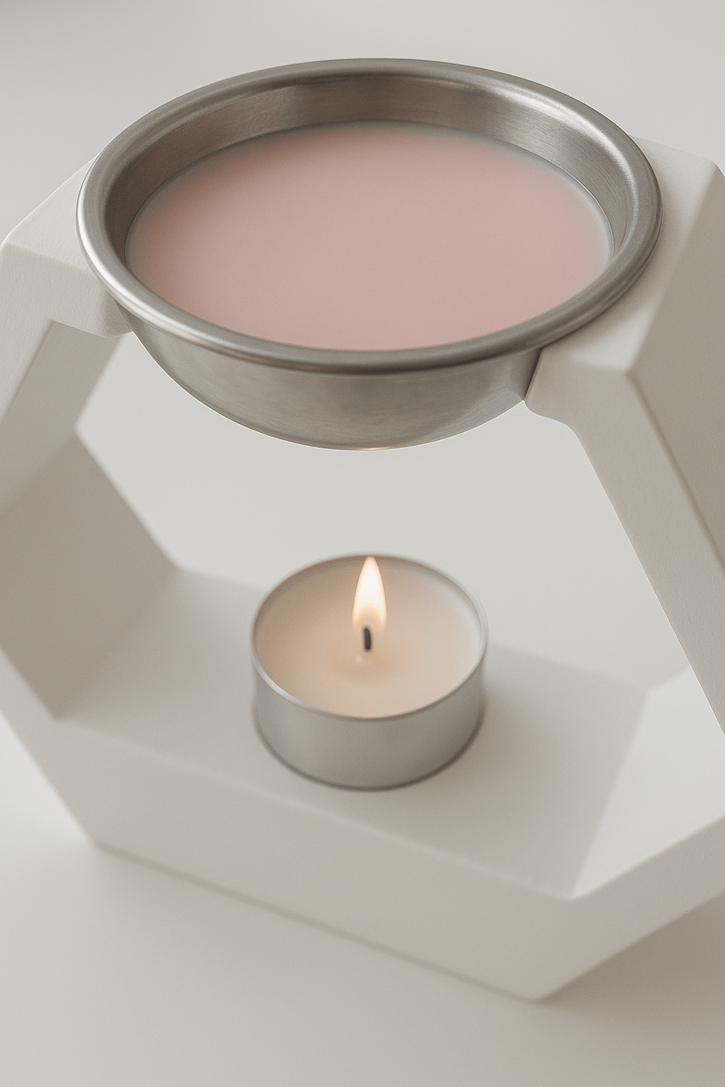 Quemador de Esencias Hexagonal Blanco - ZAEVA