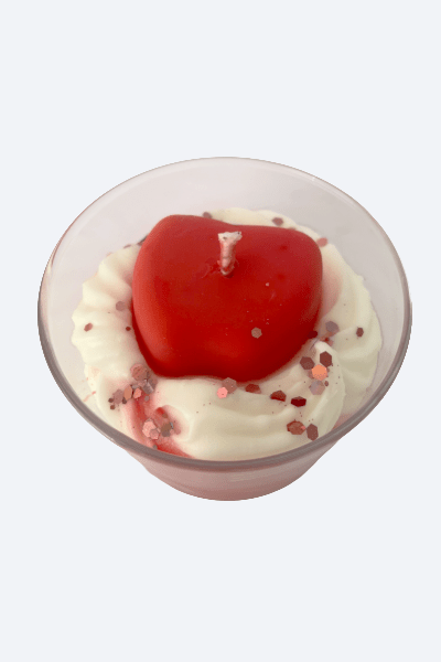 Vela aromática artesanal Manzana Encantada 🍎 decoración y regalo - ZAEVA