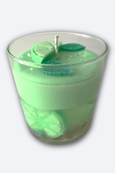 Vela Aromática Mojito Artesanal | Lima y Menta | 2 TAMAÑOS - ZAEVA