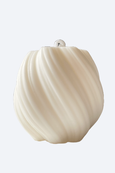 Vela Decorativa Artesanal Flames White - ZAEVA