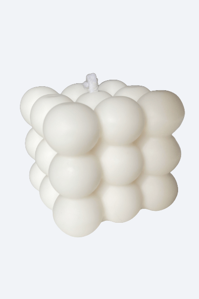Vela Decorativa Bubble M: Elegancia Minimalista para Tu Hogar 🕯️✨ - ZAEVA