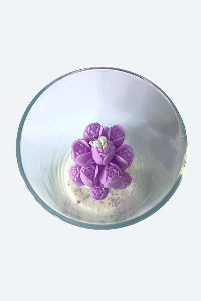 Vela Tulipanes aroma frutos rojos – Decorativa y artesanal - ZAEVA