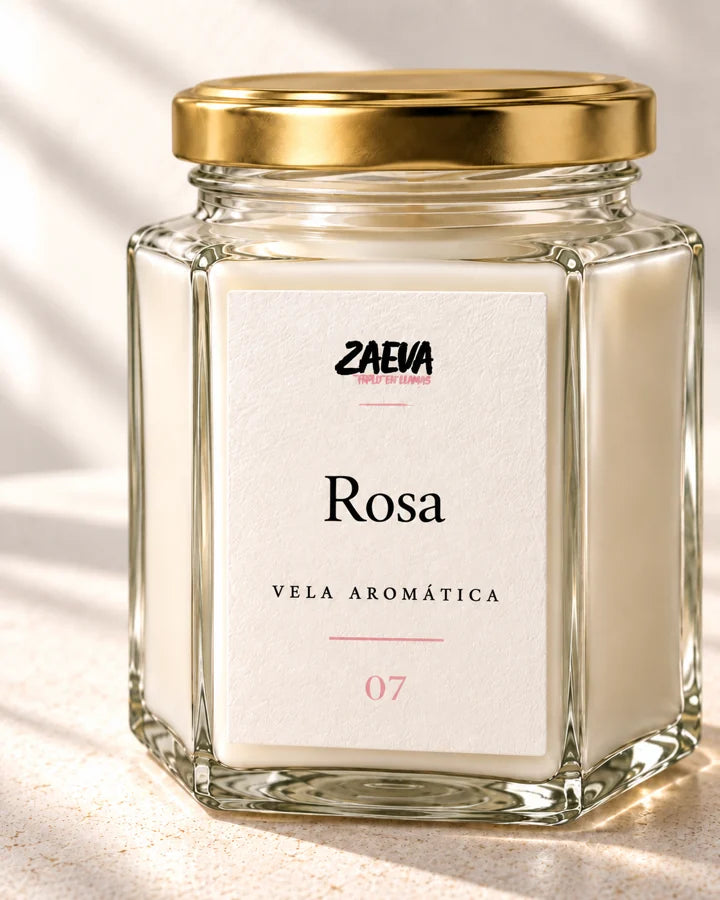 Vela ZAEVA Rosa, fotografía de detalle