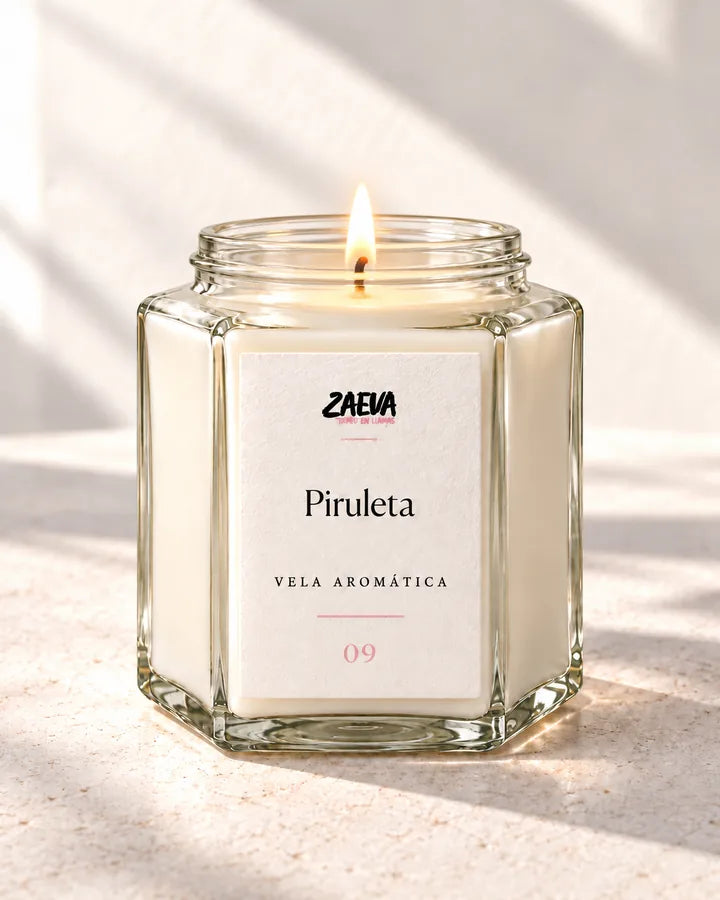 Vela ZAEVA Piruleta, fotografía de detalle