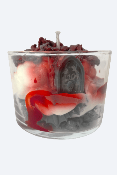 Vela Artesanal "Miércoles" – Inspirada en Miércoles Addams - ZAEVA